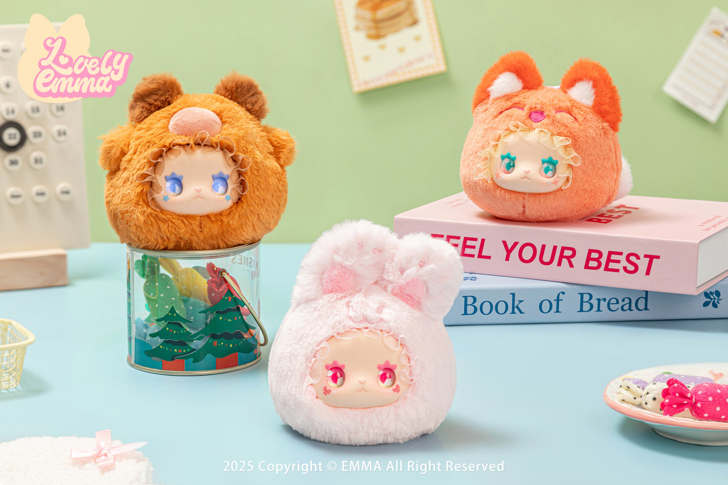 Lovely Emma Rua Rua Zoo Vinyl Face Series Plush Blind Box