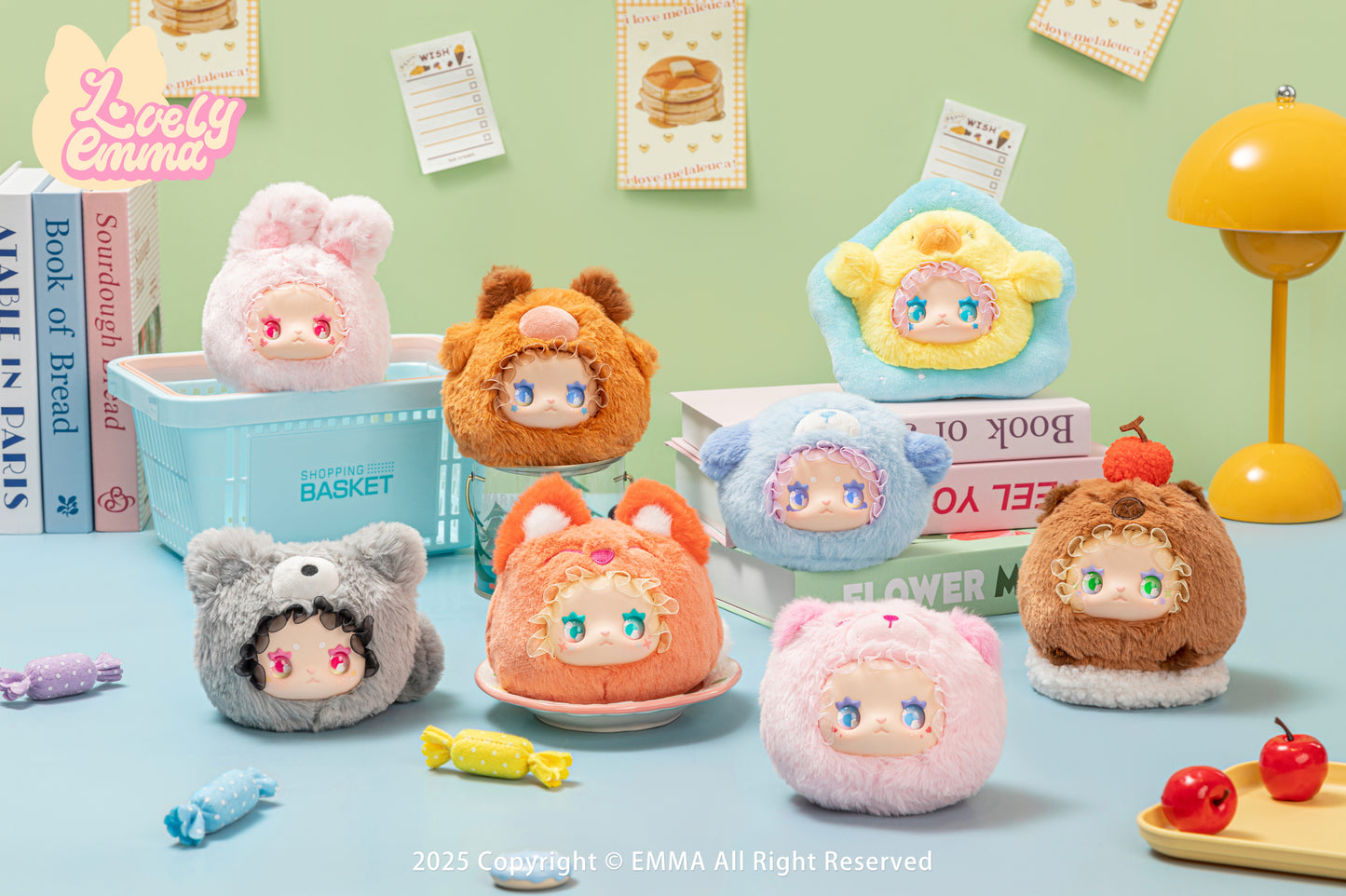 Lovely Emma Rua Rua Zoo Vinyl Face Series Plush Blind Box