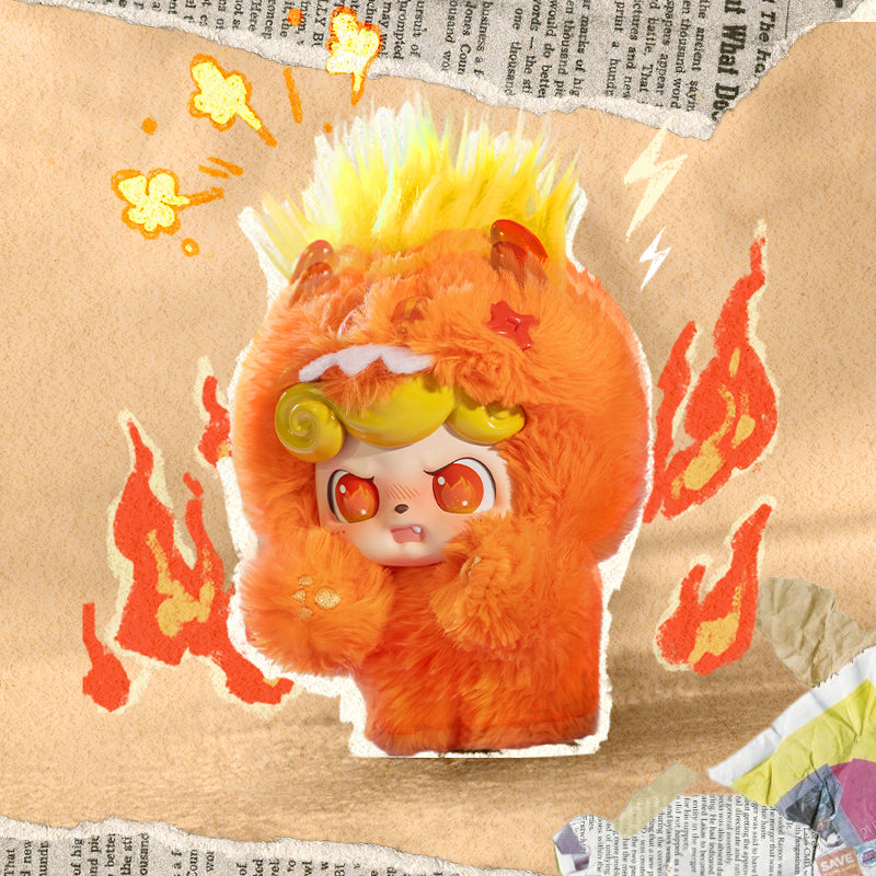 Q Kid Emotional Hairy Monsters Series Plush Blind Box