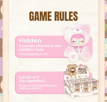 Nanci Colorful Chocolate Cutie Bears Series Blind Box