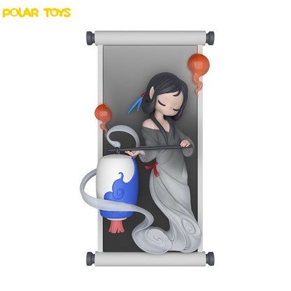 Sleep Chinese Scrolls Series Fridge Magnet Blind Box