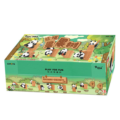 Panda Roll Fruit Tree Series Jenga Blind Box